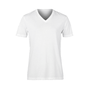 crew neck    T-Shirt with neck rib