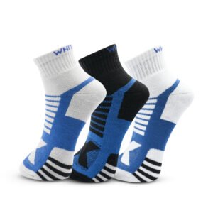 3 Pairs Full Terry Ankle Socks – Cotton-Rich Blend