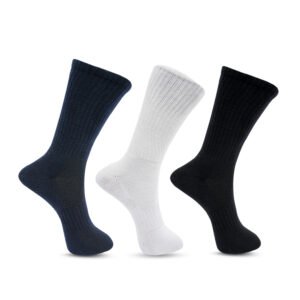 white-leaf-mens-half-terry-mid-calf-socks-3-pairs-half-cushioned-free-size-black-navy-light-grey