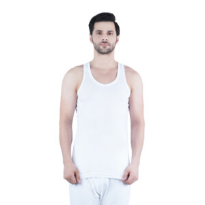 WHITE LEAF TANK TOP/ VEST WHITE 3PCS WLRNVUG-01-S 1 Piece