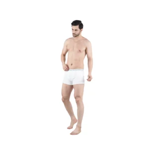 Men’s Boxer Briefs 3PCS Pack – 100% Combed Cotton Innerwear, White